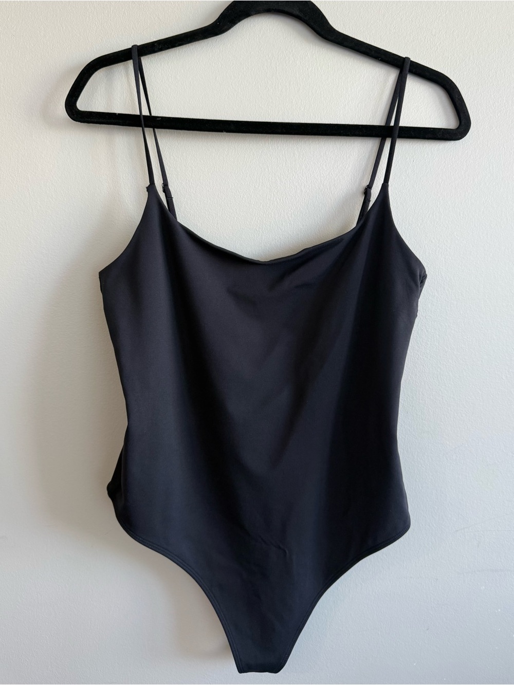 Aritzia Babaton Black bodysuit thong spaghetti strap